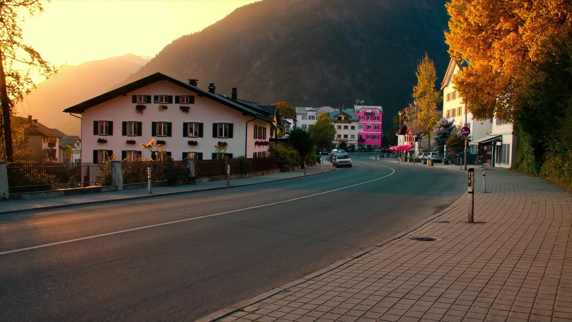 Dorfzentrum.