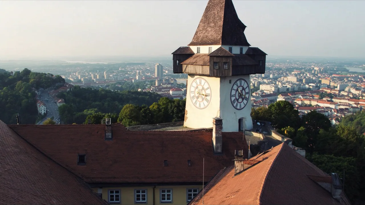 Schlossberg und Uhrturm
