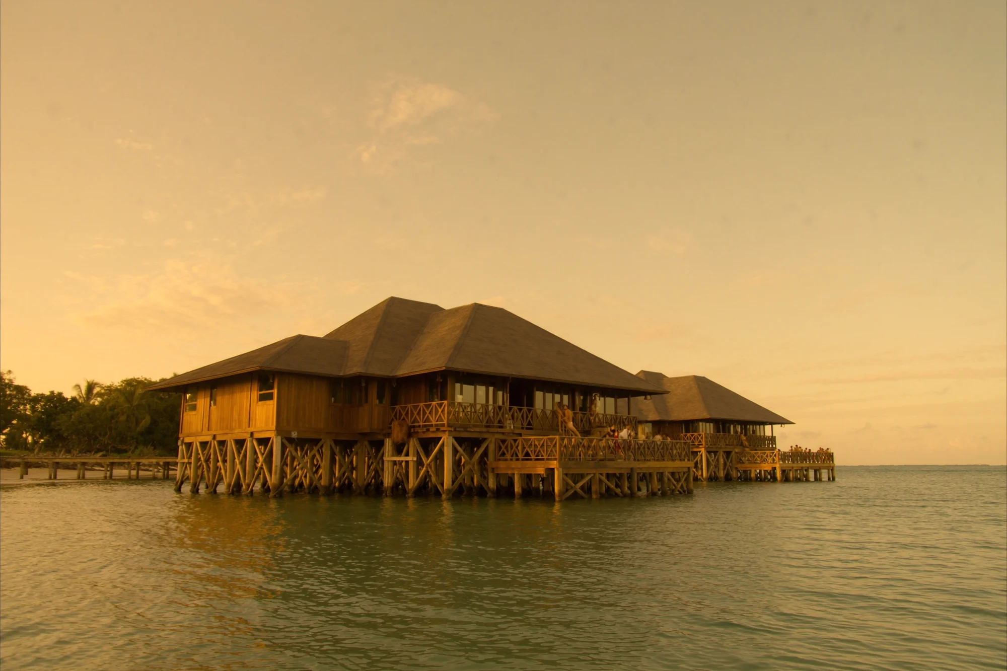 Überwasser-Bungalows