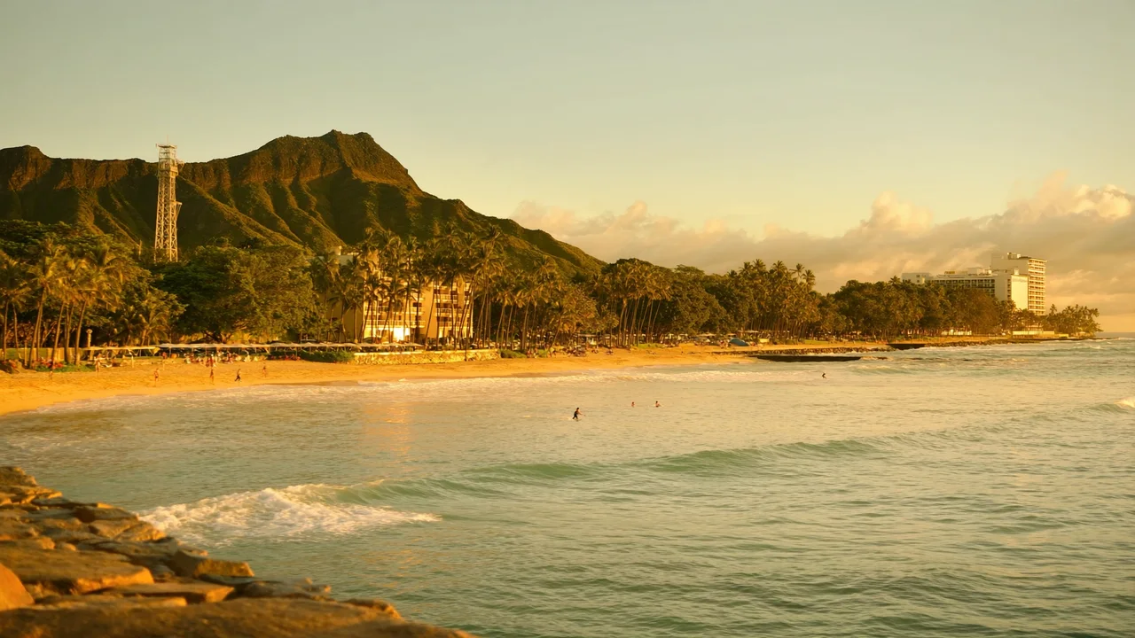 Honolulu und Waikiki Beach auf Oahu